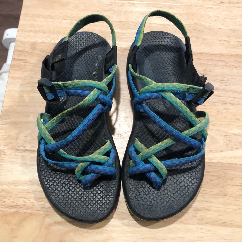 Chaco Sandals - Blue and Green